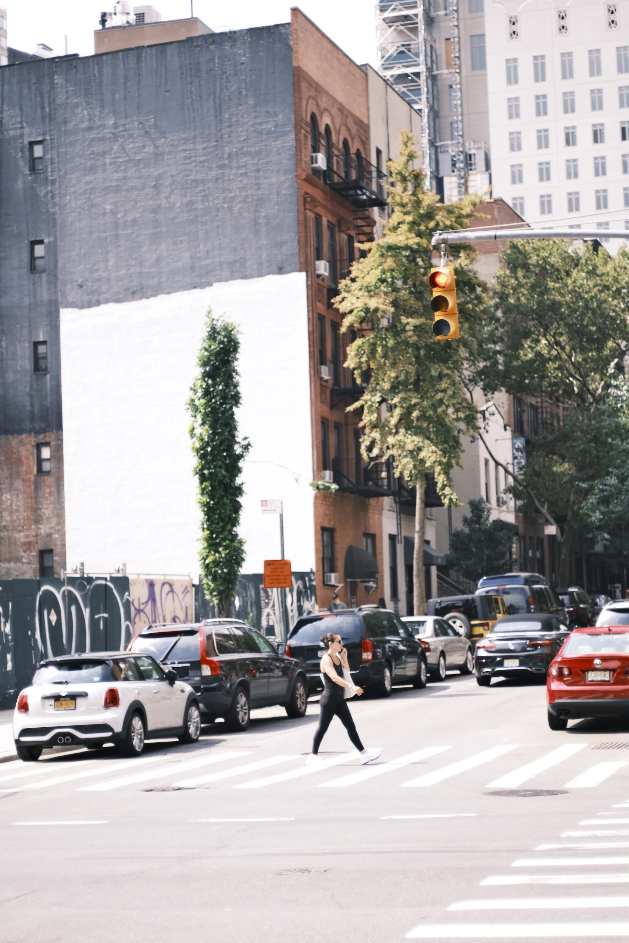 Crossing Woman