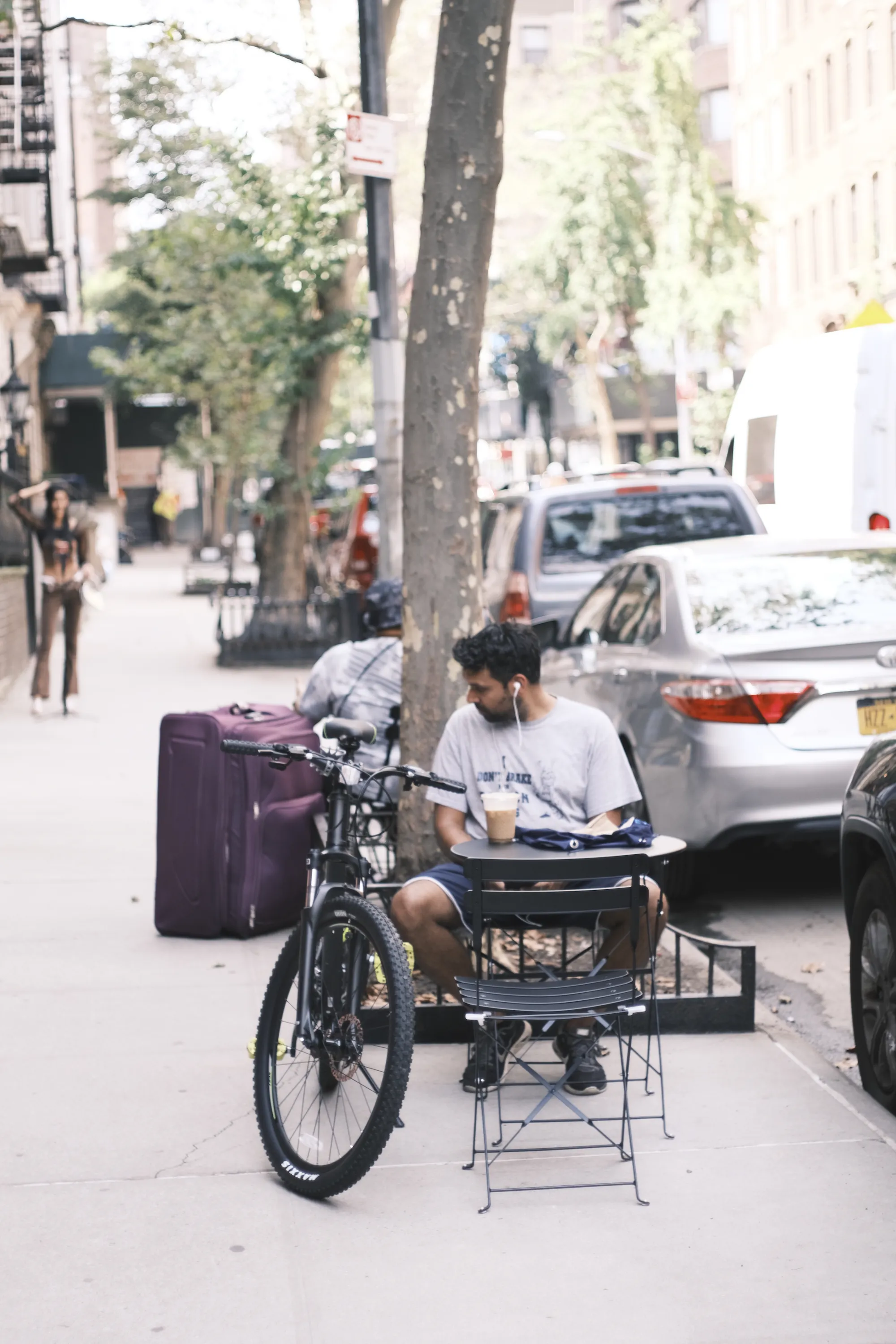 Man with Bicycle