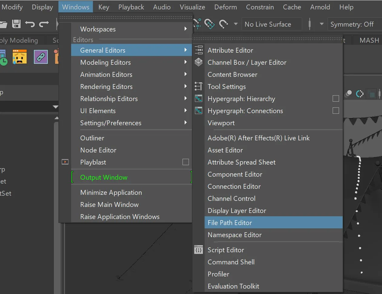 Location of File Path Editor