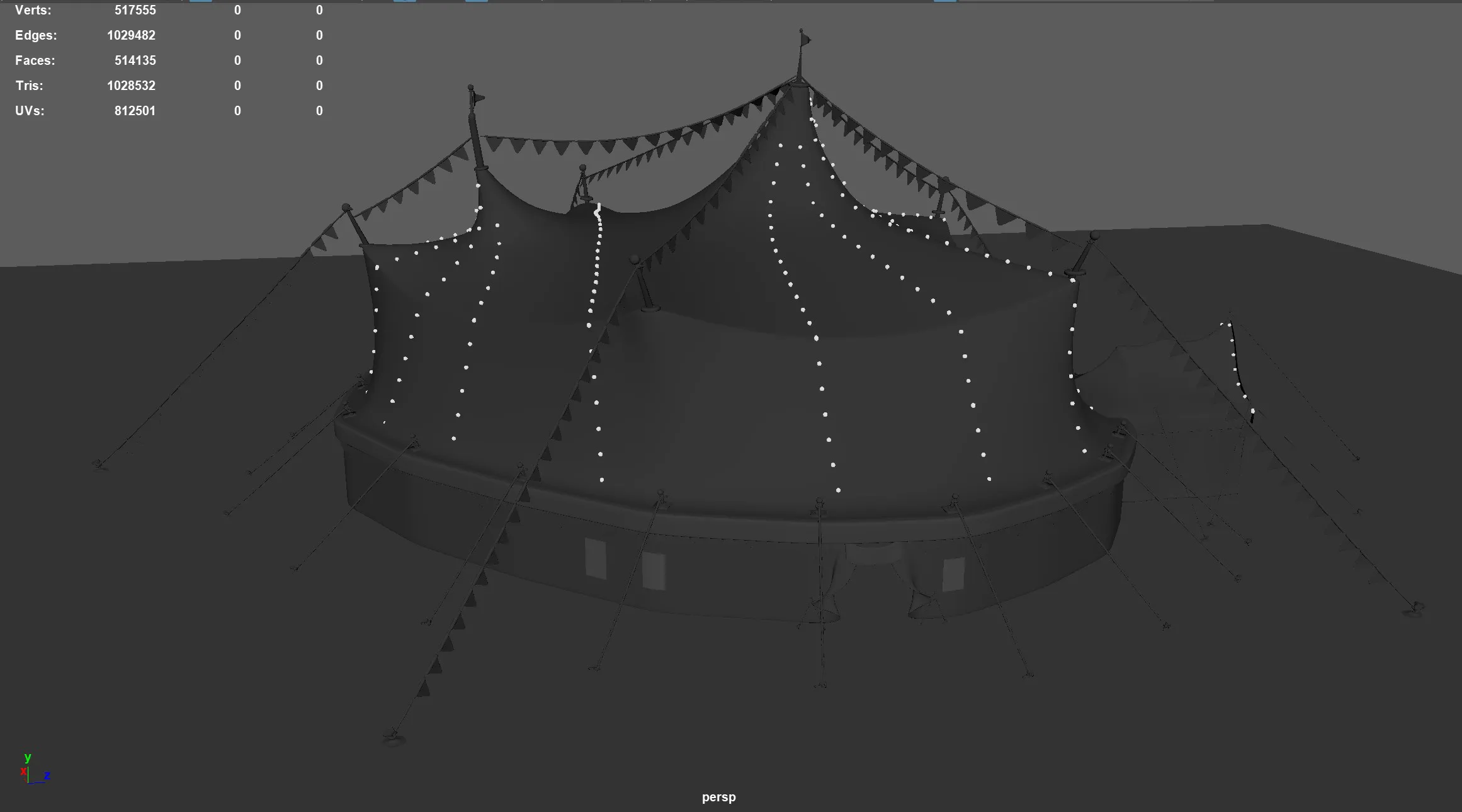 Untextured Tent