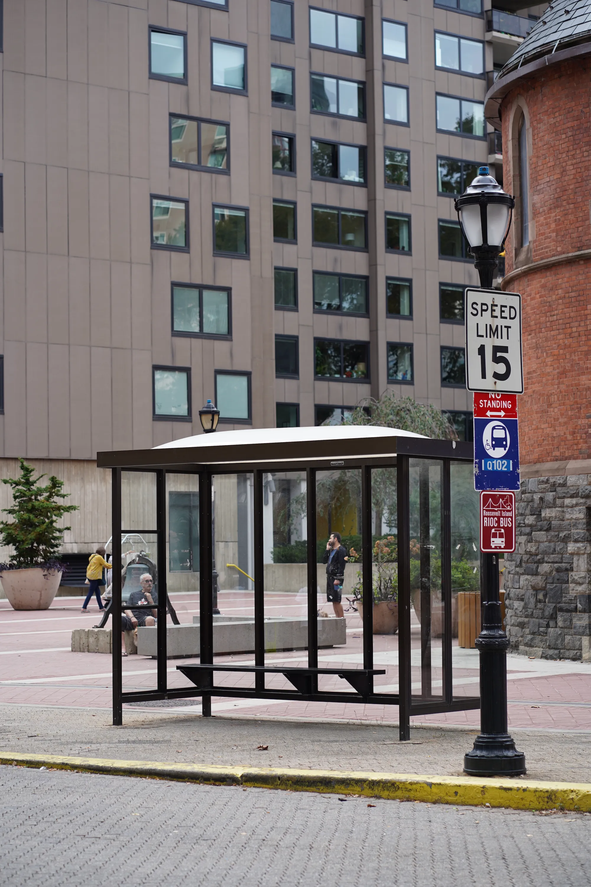 Bus Stop at the Chapel of the Good Shepherd