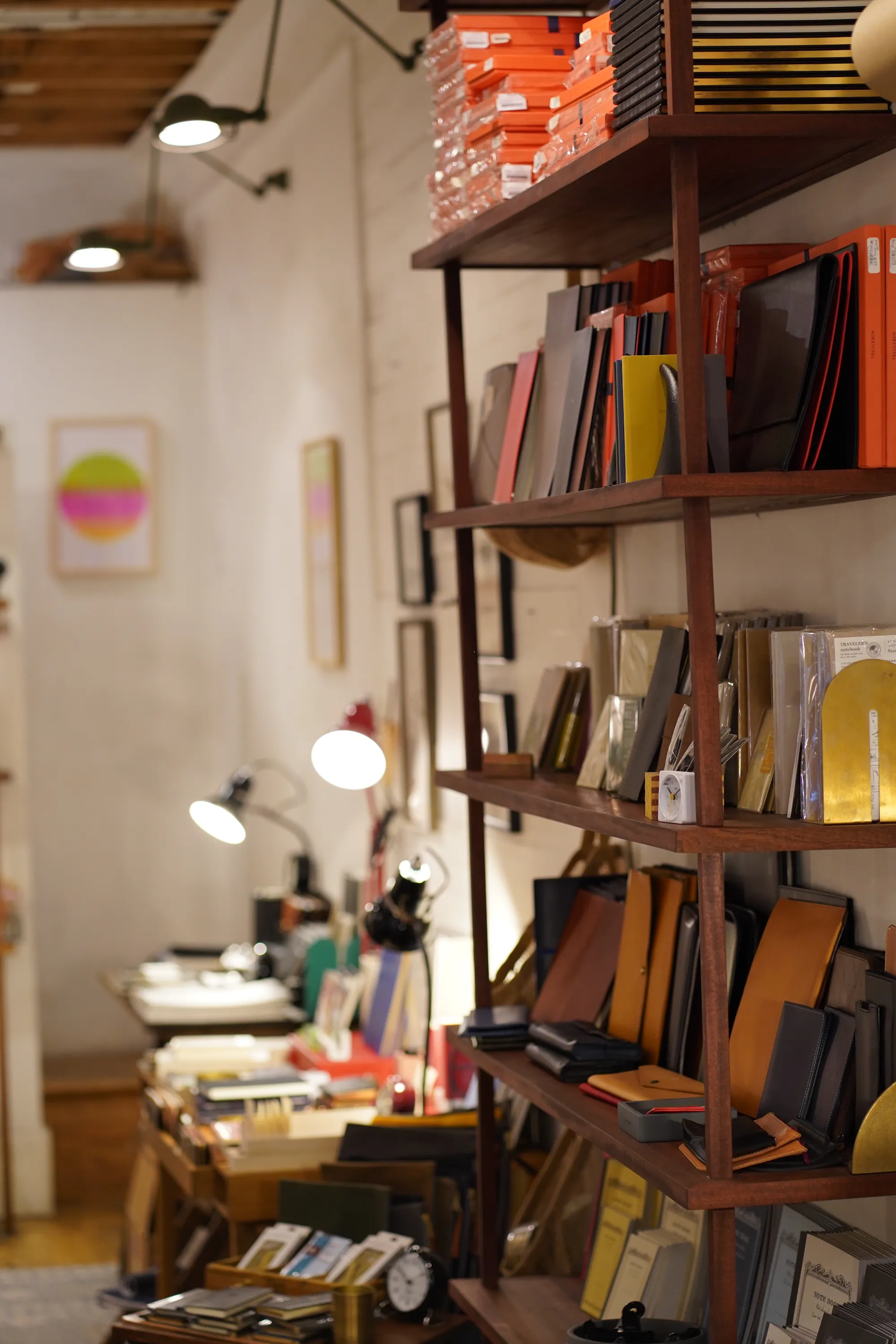 Shelf with Notepads