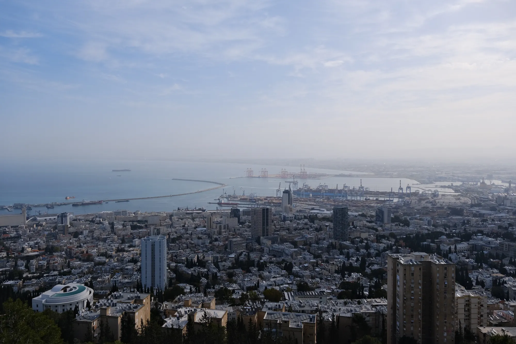Bird's Eye View of Haifa
