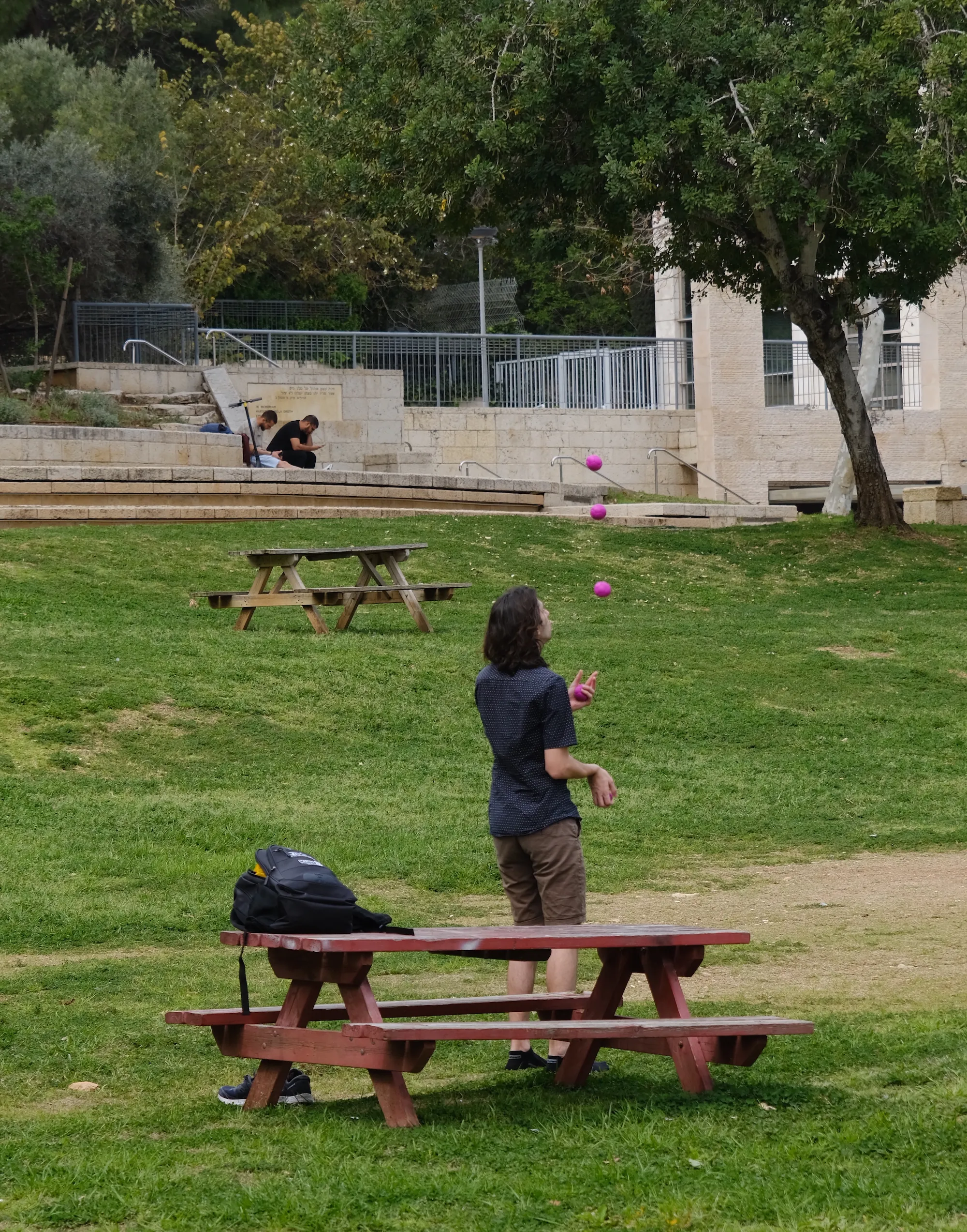 A Student Juggling